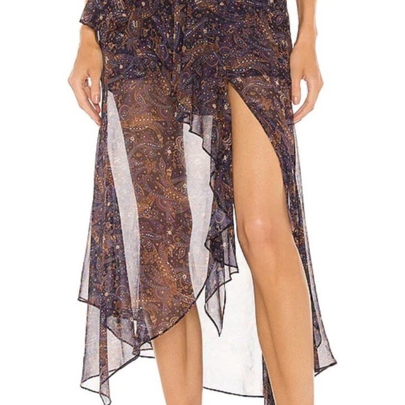 Veronica Beard Trixie Midi Skirt - Picture 4 of 5